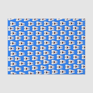 Tissue Teeth Blue Dentiers Seidenpapier