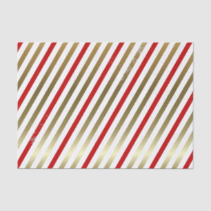 Tissue (Tissue), rot, weiß, goldfarben Seidenpapier