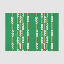 TISSUPAPIER JAPANISCHES WOODBLOCK-MUSTER IN GRÜNEN SEIDENPAPIER