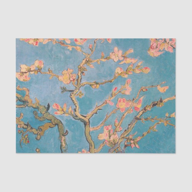 TISSUPAPIER VAN GOGH ALMOND BLOSSOM SEIDENPAPIER (Vorderseite)