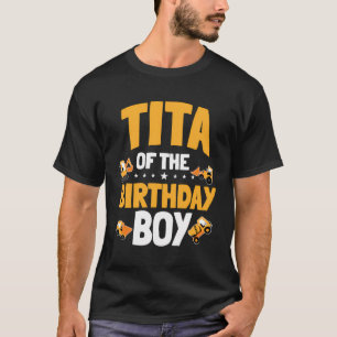 Tita of the Birthday Boy Construction Worker Bday T-Shirt