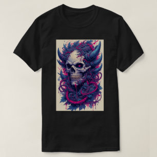 Titan-Angriff japanischer Anime-Totenkopf-Sense-Re T-Shirt