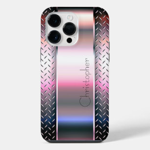 Titan Bronze Edelstahl Druck iPhone 14 Pro Max Hülle