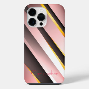 Titan Bronze Edelstahl Druck iPhone 14 Pro Max Hülle