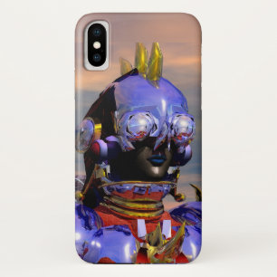 TITAN CYBORG PORTRAIT Blaue Science-Fiction, Scifi Case-Mate iPhone Hülle