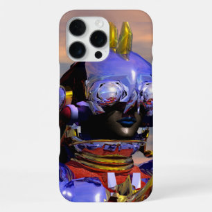 TITAN CYBORG PORTRAIT Blaue Science-Fiction, Scifi iPhone 16 Pro Max Hülle