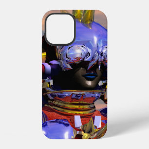 TITAN CYBORG-PORTRAIT Blaue Science-Fiction, Scifi iPhone 12 Hülle