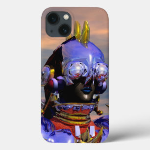 TITAN CYBORG PORTRAIT Blue Science Fiction, Scifi Case-Mate iPhone Hülle