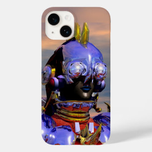 TITAN CYBORG PORTRAIT Blue Science Fiction, Scifi Case-Mate iPhone Hülle