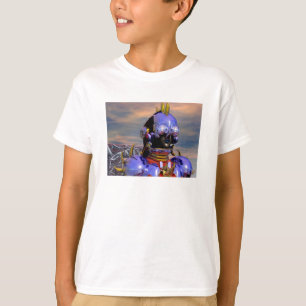 TITAN CYBORG PORTRAIT Blue Science Fiction, Scifi T-Shirt