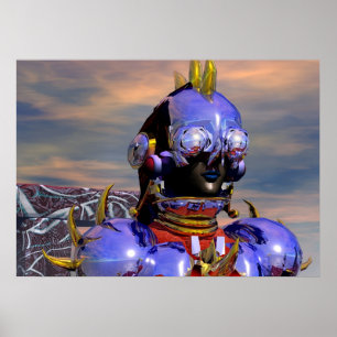 TITAN CYBORG PORTRAIT Science-Fiction,Scifi Poster