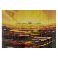 Titan der größte Mond des Planeten Saturn