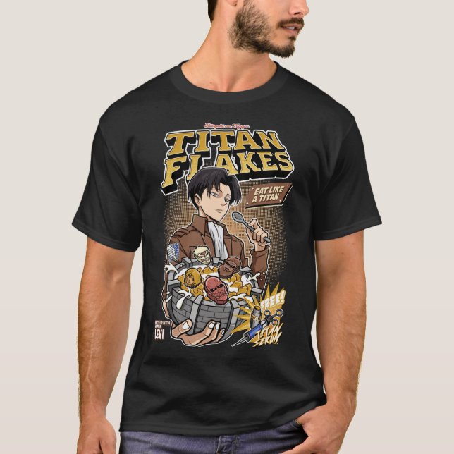 Titan Flakes ( Shingeki no Kyojin ) Classic T-Shi T-Shirt (Vorderseite)