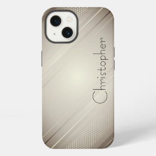 Titan Gold Edelstahl Druck iPhone 13 Hülle