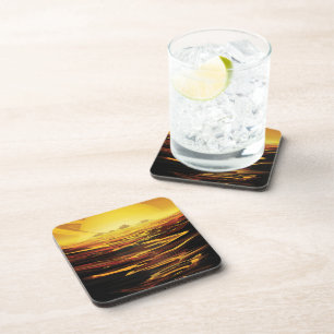 Titan größter Mond des Planeten Saturn Getränkeuntersetzer