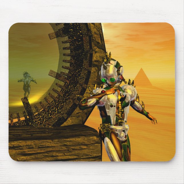 TITAN IM WÜSTEN DER HYPERION MOUSEPAD (Vorne)