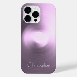 Titan Pink Silber Edelstahl-Druck iPhone 14 Pro Max Hülle