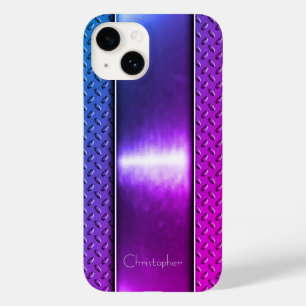 Titan Poliertes violettes Radial Metallic iPhone 1 Case-Mate iPhone 14 Hülle