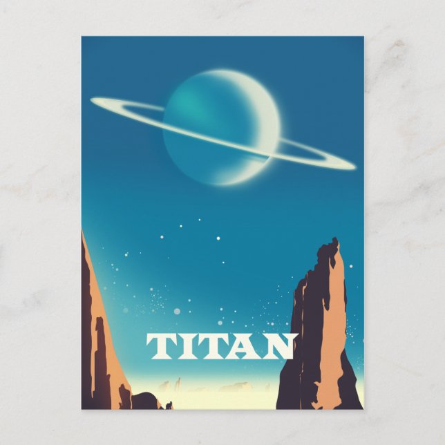 Titan Postkarte (Vorderseite)