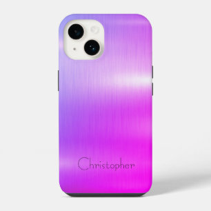 Titan-Violett Stainless Steel Druck iphone 15 14 Hülle