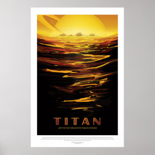 Titan   Zukunftsvisionen der NASA Poster