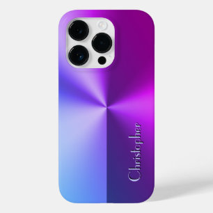 Titanblau und violett, rostfrei, bedruckt Case-Mate iPhone 14 pro hülle