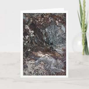 Titania Lying Asleep Karte