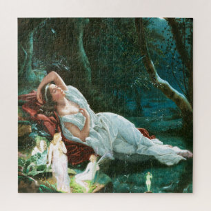 Titania schlafend im Mondlicht - Simmons Art Puzzle