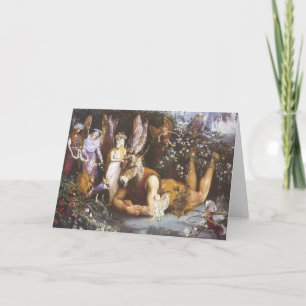 Titania und Bottom, Sommernachtstraum Karte
