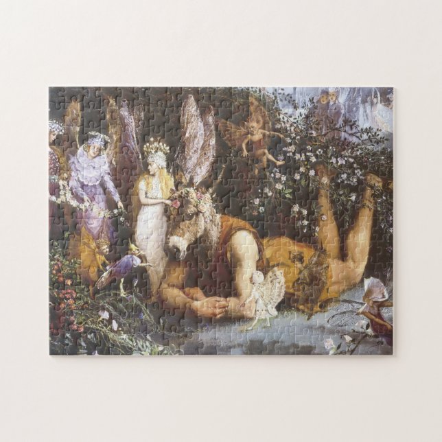 Titania und Bottom, Sommernachtstraum Puzzle (Horizontal)