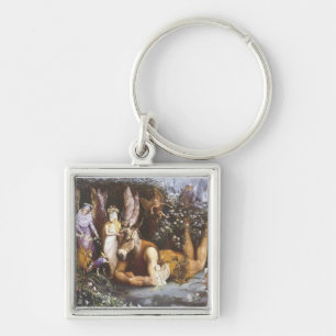Titania und Unterseite, Sommernachtstraum Schlüsselanhänger