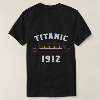 Titanic 1912 Vintage Ship Design T-Shirt