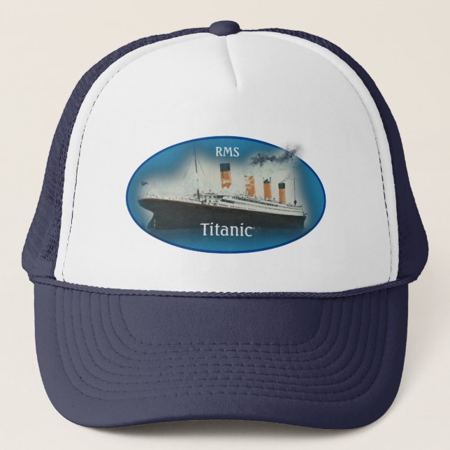 Titanic Blue Truckerkappe (Vorderseite)