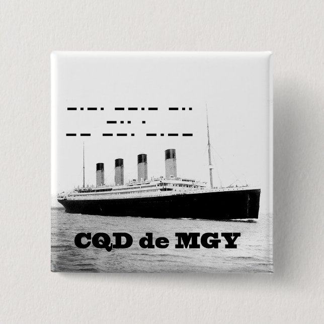 Titanic CQD de MGY Wireless Distanzsignal Button (Vorderseite)