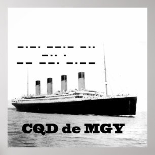 Titanic CQD de MGY Wireless Distanzsignal Poster