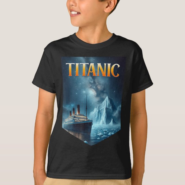 Titanic Cruise Ship Iceberg 1912 Rms Voyage Men Wo T-Shirt (Vorderseite)