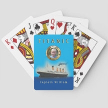 Titanic Custom Foto Playing Cards