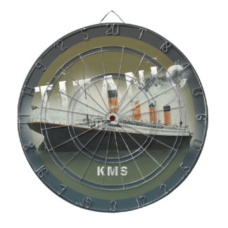 Titanic Custom Monogram Dartscheibe