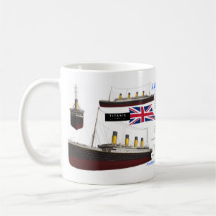 Titanic, das berühmteste Schiff der Welt Kaffeetasse