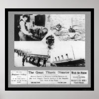 Titanic Desaster Vignettes 1912