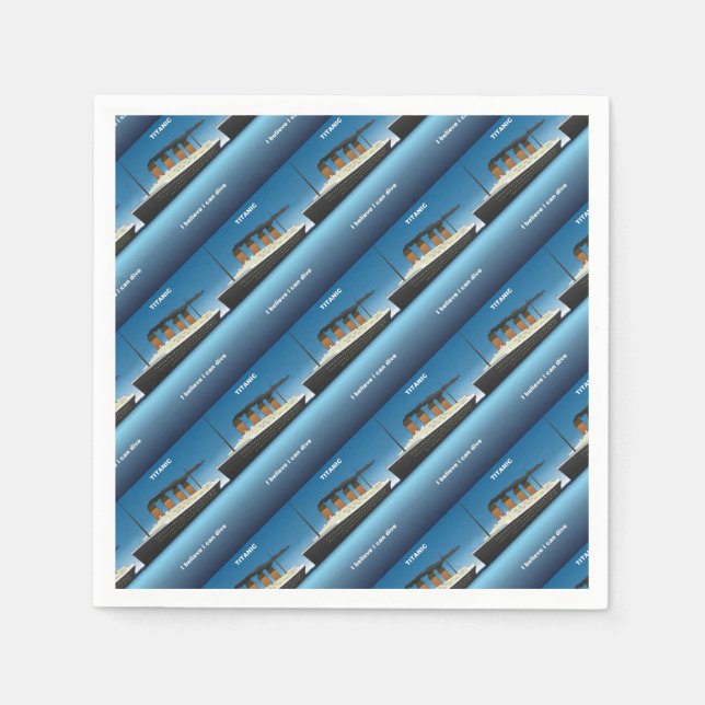 Titanic Dive Serviette (Vorderseite)