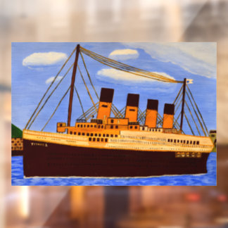 Titanic Fensteraufkleber