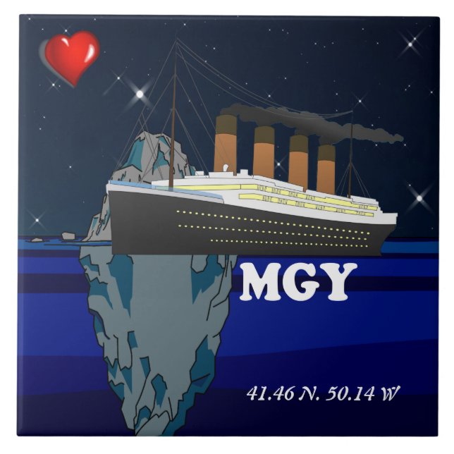 Titanic Fliese (Vorderseite)