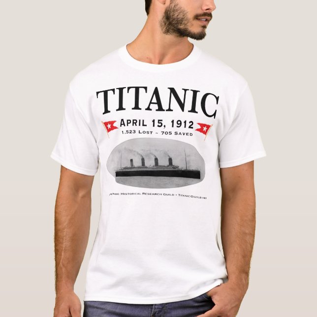 Titanic Geisterschiff Basic T-Shirt (Vorderseite)