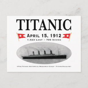 Titanic-Geisterschiff Postkarte