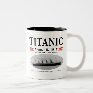 Titanic-Geisterschiff Zweifarben-Tasse Zweifarbige Tasse