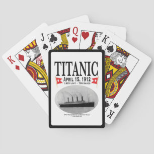 Titanic Ghost Ship Bicycle Playing Cards (weiß) Spielkarten