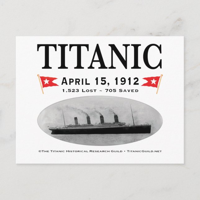 Titanic Ghost Ship Postkarte (Vorderseite)