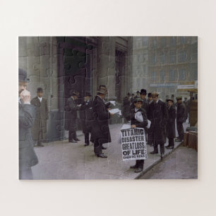 Titanic-Katastrophe Große Zahl von Toten 1912 Puzzle