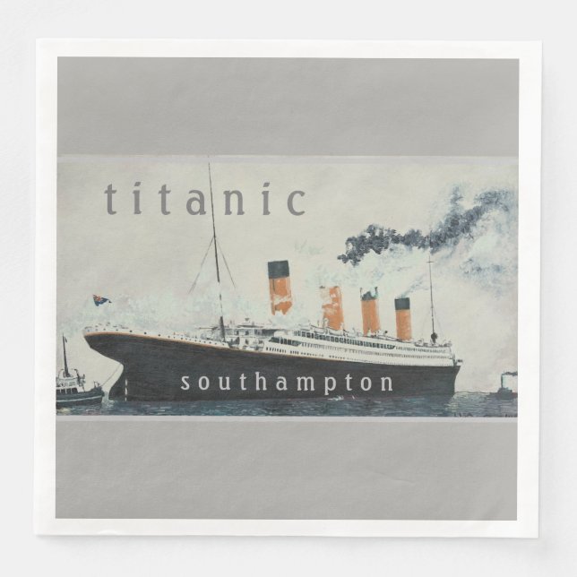 TITANIC PARTY DINNER NAPKINS SERVIETTE (Vorderseite)